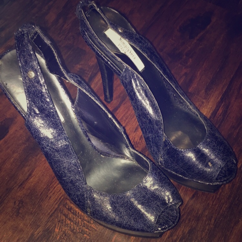 Name brand Open toed high heels